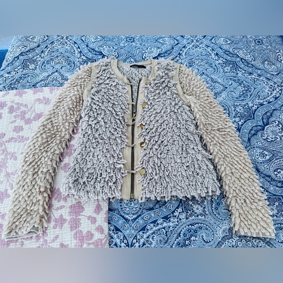 Rag And Bone Shaggy Jacket in size medium - Picture 1 of 5